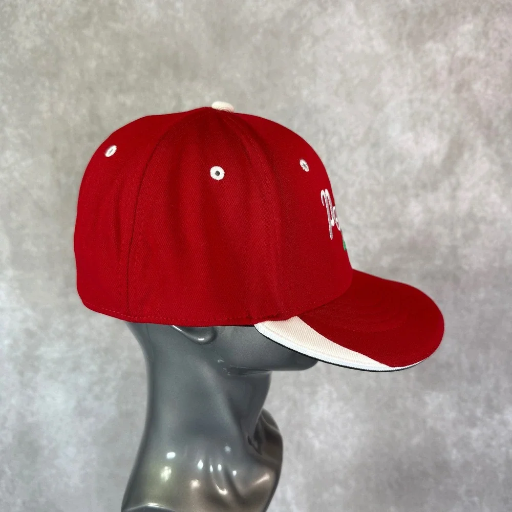 Outdoor Cap Peppers Hat Mens L/XL Red Solid Proflex Team Green Bamboo Charcoal